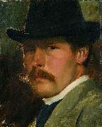 Self-Portrait with a Hat Paul Raud